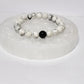 Bracelets de distance Obsidienne Noire et Howlite